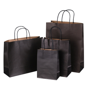 Customize Kraft Paper Shopping Gift Bags With Logo Design Assorted
