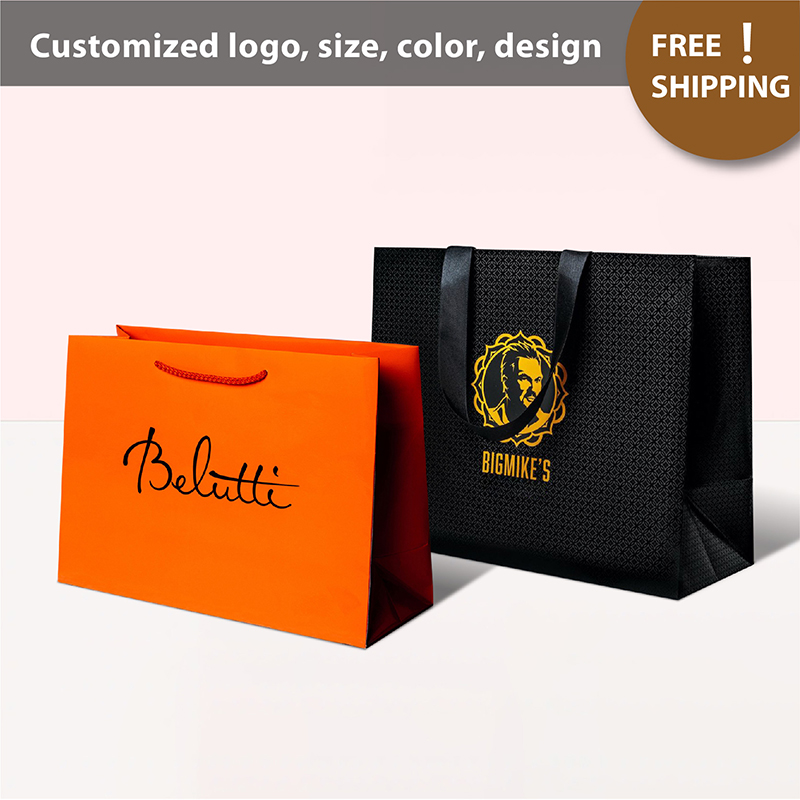 Lagre Custom Reusable Shopping Bags Heavy Duty Carrier Bags for Yoru Boutique with Logo Print