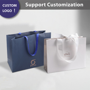 High Quality Big Shopping Bag Eco Friendly Shoes Paper Bag Emboss Custom Logo Wholesale